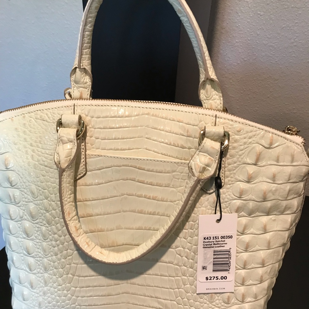 Beautiful new off-white Brahmin Duxbury